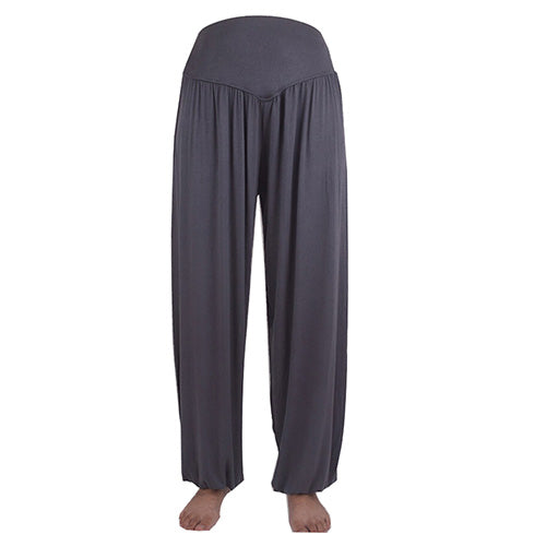Women's Comfy Harem Loose Long Pants Belly Dance Boho  Wide Trousers