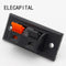 2017 Hot 5 Pcs 2 Positions Connector Terminal Push in Jack Spring Load Audio Speaker Terminals