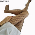 white medium grid SEXY women high waist stocking fishnet club tights panty knitting net pantyhose trouser mesh lingerie TT016
