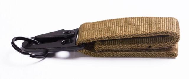 1PC  Carabiner High Strength Nylon Key Hook MOLLE Webbing Buckle Hanging System Belt Buckle Hanging Camping Hiking Accessories
