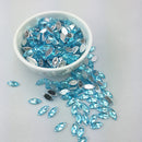 7*15mm Sewing Crystal AB Flatback Rhinestones Sew On Crystals Stones Horse Eye Acrylic Strass For DIY Clothes Crafts 50pc