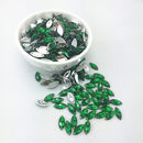 7*15mm Sewing Crystal AB Flatback Rhinestones Sew On Crystals Stones Horse Eye Acrylic Strass For DIY Clothes Crafts 50pc