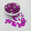 7*15mm Sewing Crystal AB Flatback Rhinestones Sew On Crystals Stones Horse Eye Acrylic Strass For DIY Clothes Crafts 50pc