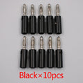 10pcsAudio Speaker Screw Banana Gold Plate Plugs Connectors 4mm IN STOCK FREE SHIPPING Black Red Facotry Online Wholesale Golden