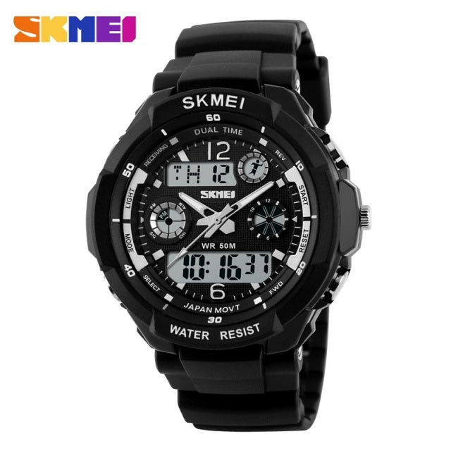 New S Shock Fashion Men Sports Watches Skmei Analog Quartz Digital Watch Multifunctional Military Watch Men Relogio Masculino