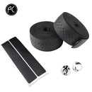 PCycling Bicycle Handlebar Tape Road Bike PU Leather Perforated Belt Breathable Soft Bike Handlebar Tape MTB Fixed Gear Belt