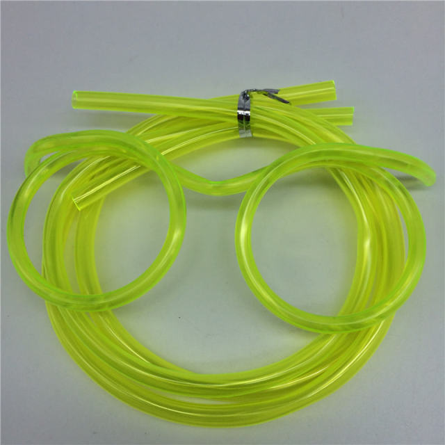 Funny Soft Glasses Straw Unique Flexible Drinking Tube Kids Party Accessories Crazy Diy Straws for Birthday Party Supplies