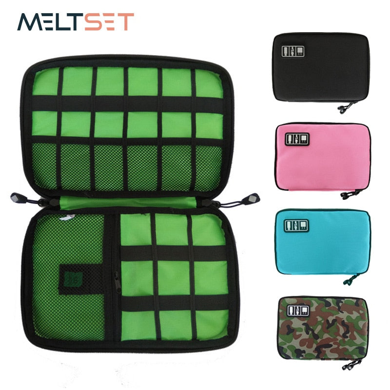 Gadget Cable Organizer Storage Bag Travel Electronic Accessories Cable Pouch Case USB Charger Power Bank Holder Digitals Kit Bag