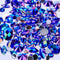 Mixed 300pcs Crystal Clear AB Nail Art Rhinestones DIY Non Hotfix Flatback Acrylic Nail Stones Gems For 3D Nails Art Decorations