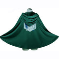 On Sale Anime Attack on Titan Cloak Shingeki no Kyojin Scouting Legion Aren / Levi Capes Cosplay Costume