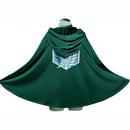 On Sale Anime Attack on Titan Cloak Shingeki no Kyojin Scouting Legion Aren / Levi Capes Cosplay Costume