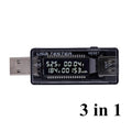 8 in1 QC2.0 3.0 4-30v Electrical power USB capacity voltage tester current meter monitor voltmeter ammeter 40% off