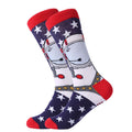 colorful For men socks Harajuku colorful Happy Funny Skull egg avocado Zebra everyday cotton socks for wedding Christmas gif