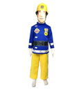 Hot 2019  Fireman Sam Children's Fancy Dress Costume 4-10 Years Carnival Party Halloween Cosplay Costumes