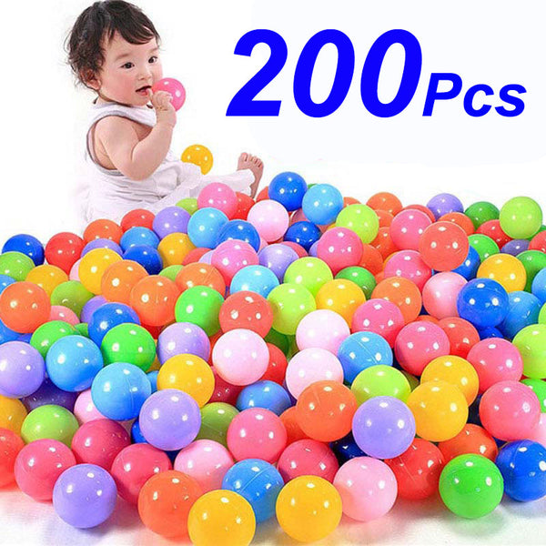 100/150/200PCS Outdoor Sport Ball Colorful Soft Water Pool Ocean Wave Ball Baby Children Funny Toys Eco-Friendly Stress Air Ball
