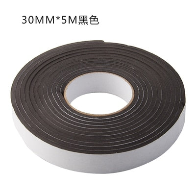 Soft 5M Self-adhesive window sealing strip car door noise insulation Rubber dusting sealing tape Window Accessories