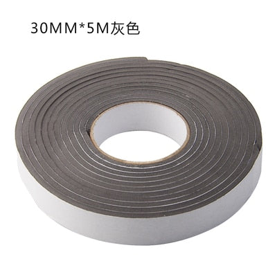 Soft 5M Self-adhesive window sealing strip car door noise insulation Rubber dusting sealing tape Window Accessories