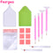 Fezrgea DIY Diamond Painting Accessories 5D Diamond Painting Cross Stitch Embroidery Pen Tools Set Mosaic Glue Pen Kit Tweezers