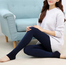 Women High Waist Plus Thick Warm Leggings Slim Stretch Thick Trouser Female Leggings Fleece Lined Thermal Skinny Yoga Pants 100g