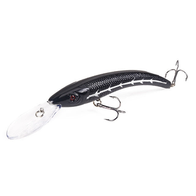 New 1 PCS 15.5cm / 16.3g Wobbler Fishing Lure Big Crank Bait Minnow Bass Trolling Artificial Bait Pike Carp Lures Fishing