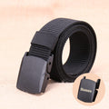 2019 Tactical Belt Men Nylon Army Belts Adjustable Outdoor Travel Waist Belt Army Plastic Buckle Belt for Trousers 120cm 130cm