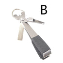 OUTKIT Fishing Stainless Steel Nipper Line Cutter Clipper Hook Eye Cleaner Quick Knot Tools Hook Sharpener Fly Tying Tool Tackle