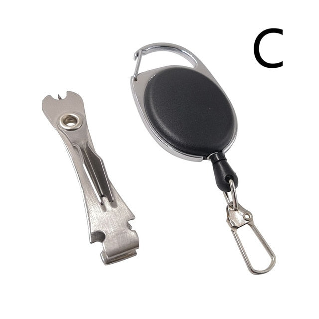 OUTKIT Fishing Stainless Steel Nipper Line Cutter Clipper Hook Eye Cleaner Quick Knot Tools Hook Sharpener Fly Tying Tool Tackle