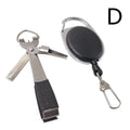 OUTKIT Fishing Stainless Steel Nipper Line Cutter Clipper Hook Eye Cleaner Quick Knot Tools Hook Sharpener Fly Tying Tool Tackle