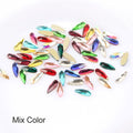 15 Color Water Drop Colorful Stones For 3D Nail Art