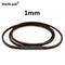 1mm 1.5mm 2mm 3mm Black Necklace Cord Leather Cord Wax Rope Chain With Stainless Steel Clasp For Men Women DIY Necklace Making