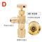 high quality liquid safety valve R410A R22 air conditioning refrigerant 1/4 "Safety Adapter Air conditioning repair and fluoride