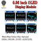 0.96 inch OLED IIC Serial White Display Module 128X64 I2C SSD1306 12864 LCD Screen Board GND VCC SCL SDA 0.96" for Arduino Black