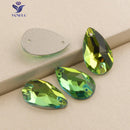 YANRUO 3230 Drop AAAAA Quality Sewing Crystal Flatback Rhinestones Sew On Stones Glass For Dresses Clothes Jewelry