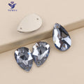 YANRUO 3230 Drop AAAAA Quality Sewing Crystal Flatback Rhinestones Sew On Stones Glass For Dresses Clothes Jewelry