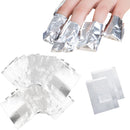 50/100Pcs/Bag Aluminium Foil Nail Art Soak Off Polish Nail Removal Wraps Nail Towel Gel Polish Remover Manicure Tool
