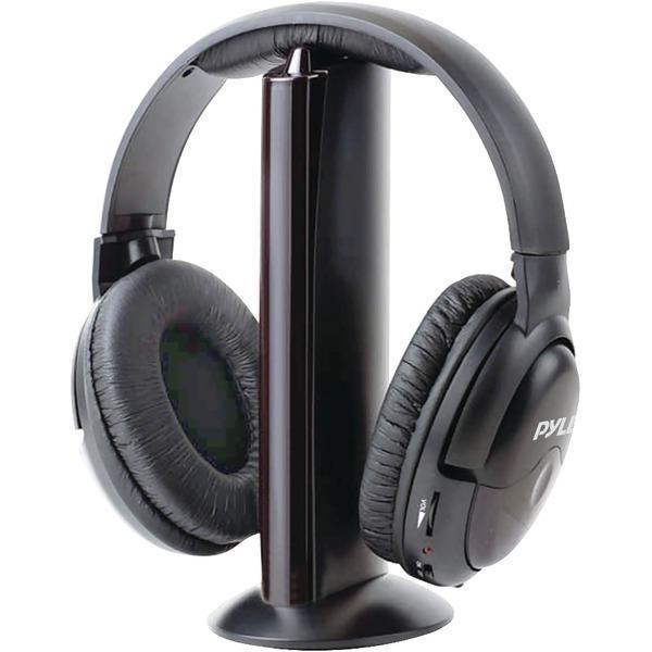 Professional 5-in-1 Wireless Headphone System with Microphone-Headphones & Headsets-JadeMoghul Inc.