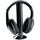 Professional 5-in-1 Wireless Headphones with Microphone & FM Radio-Headphones & Headsets-JadeMoghul Inc.