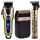 Professional Barber Hair Clipper Rechargeable Electric T-Outliner Finish Cutting Machine Beard Trimmer Shaver Cordless Corded JadeMoghul Inc. 