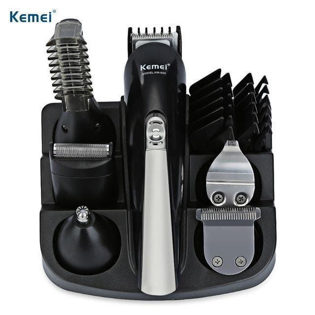 Professional Hair Clipper /Electric Shaver Set With Assorted Attachments And Organizer--JadeMoghul Inc.