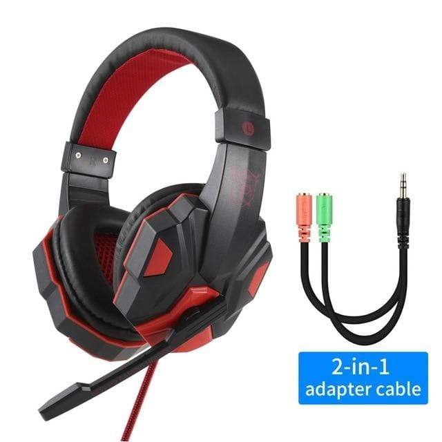 Professional Led Light Gamer Headset for Computer PS4 PS5 Fifa 21 Gaming Headphones Bass Stereo PC Wired Headset With Mic Gifts AExp