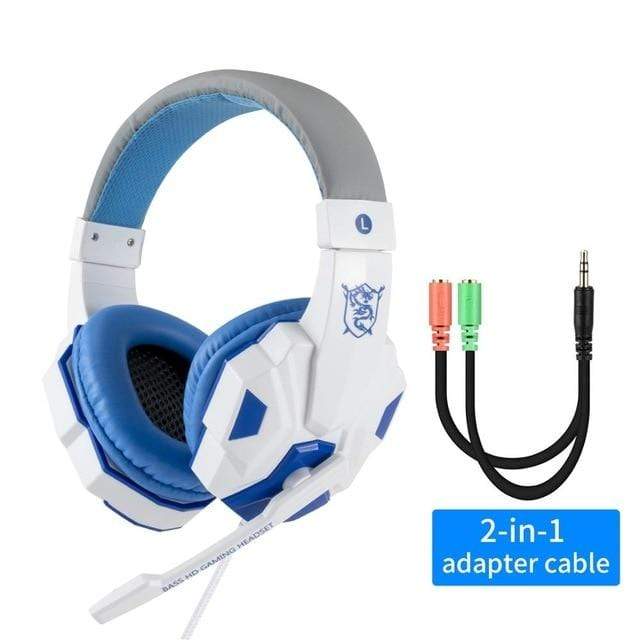 Professional Led Light Gamer Headset for Computer PS4 PS5 Fifa 21 Gaming Headphones Bass Stereo PC Wired Headset With Mic Gifts AExp