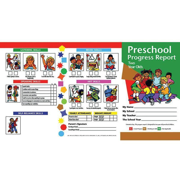 PROGRESS REPORTS PK 10-PK 2 YEAR-Supplies-JadeMoghul Inc.