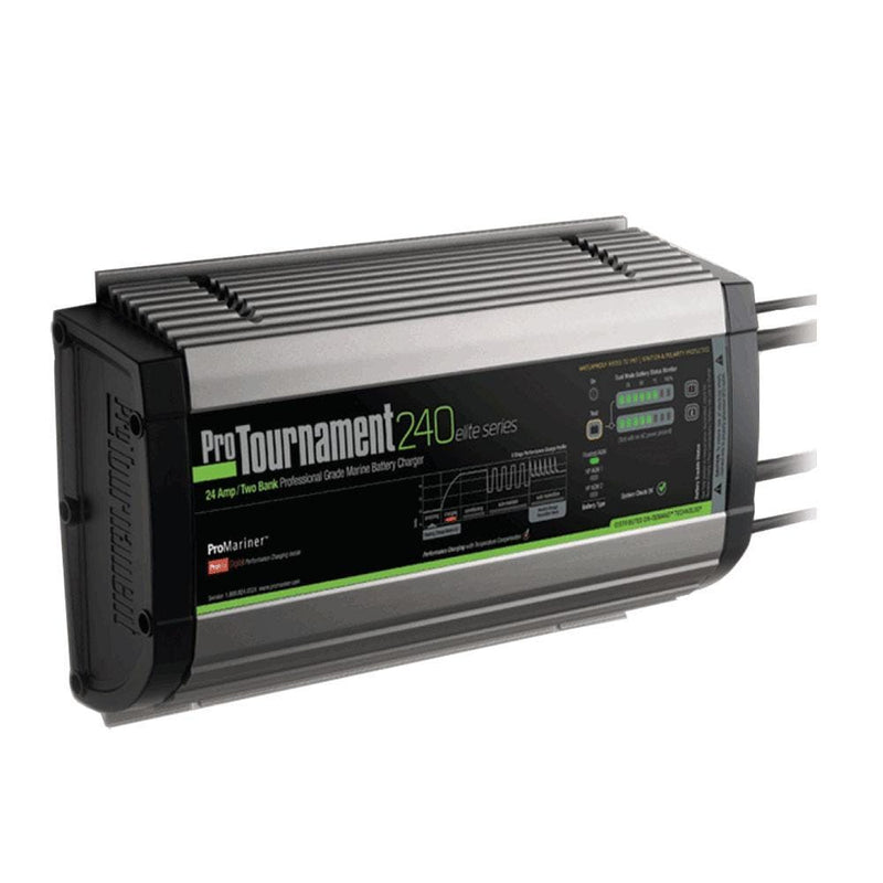 ProMariner ProTournament 240 elite Dual Charger - 24 Amp, 2 Bank [52024]-Battery Chargers-JadeMoghul Inc.