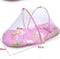 Promotion portable baby bed foldable baby crib with mosquito net spring summer baby bed with mattress pillow YEC003 AExp