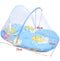 Promotion portable baby bed foldable baby crib with mosquito net spring summer baby bed with mattress pillow YEC003 AExp