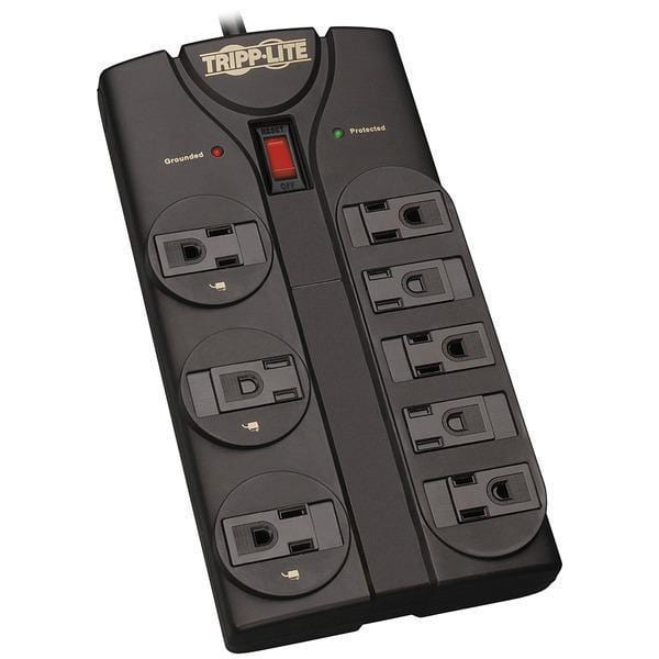 Protect It!(R) 8-Outlet Surge Protector, 8ft Cord-Surge Protectors-JadeMoghul Inc.