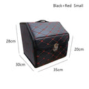 PU leather car trunk storage box Top grade storage Organizer Box Storage Bag Folding Car trunk tool glove box For sedan SUV mpv JadeMoghul Inc. 