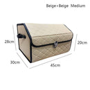 PU leather car trunk storage box Top grade storage Organizer Box Storage Bag Folding Car trunk tool glove box For sedan SUV mpv JadeMoghul Inc. 