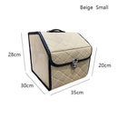 PU leather car trunk storage box Top grade storage Organizer Box Storage Bag Folding Car trunk tool glove box For sedan SUV mpv JadeMoghul Inc. 