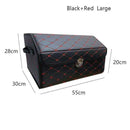 PU leather car trunk storage box Top grade storage Organizer Box Storage Bag Folding Car trunk tool glove box For sedan SUV mpv JadeMoghul Inc. 